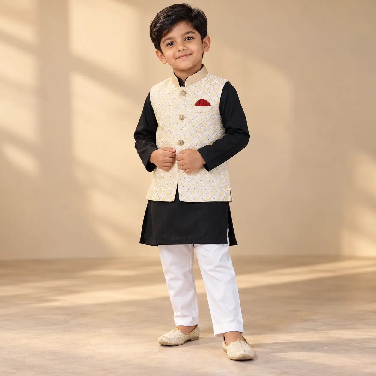 Traditional Panjabi Koti Full Set for Baby / Kids