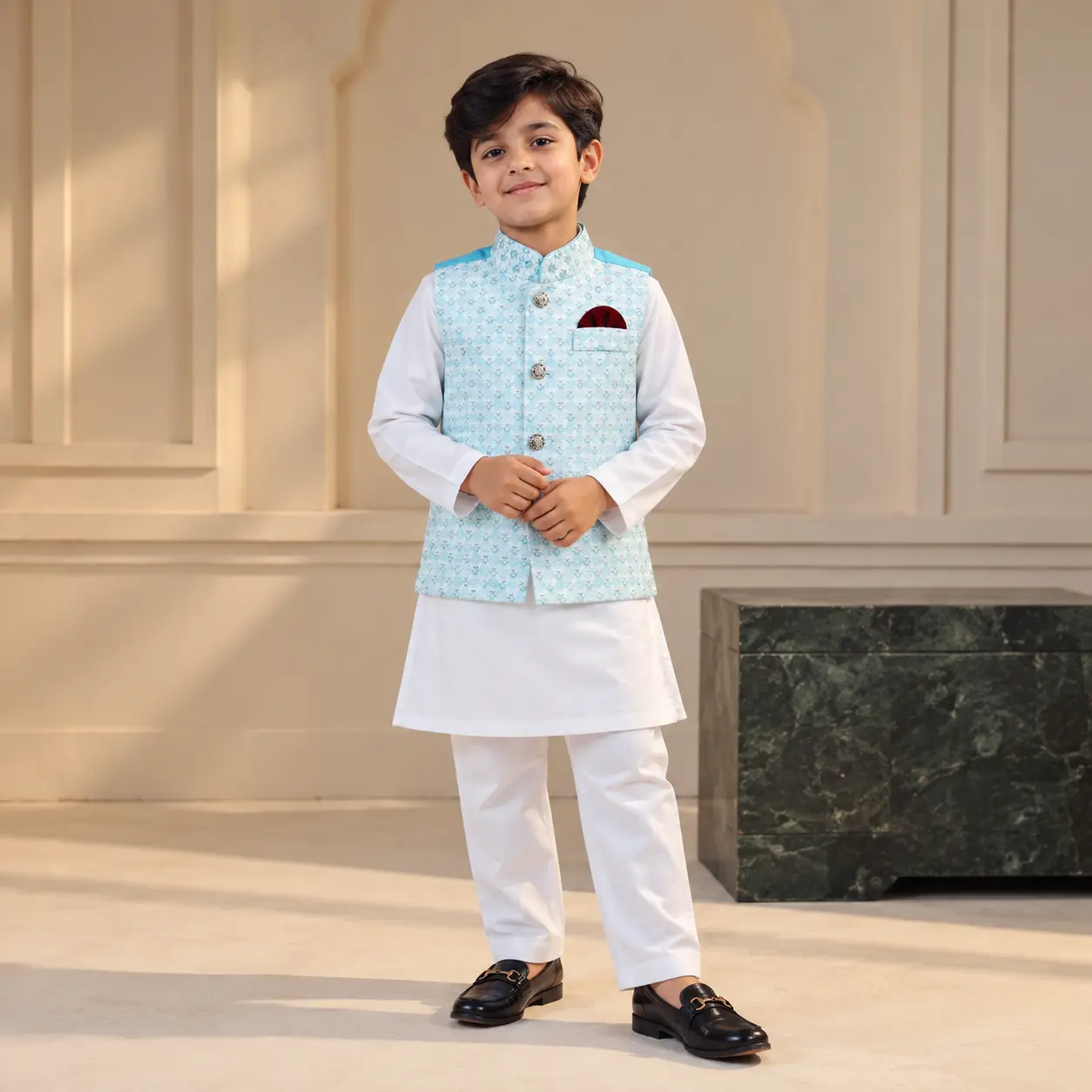 baby and kids panjabi koti set for 1 - 8 year age