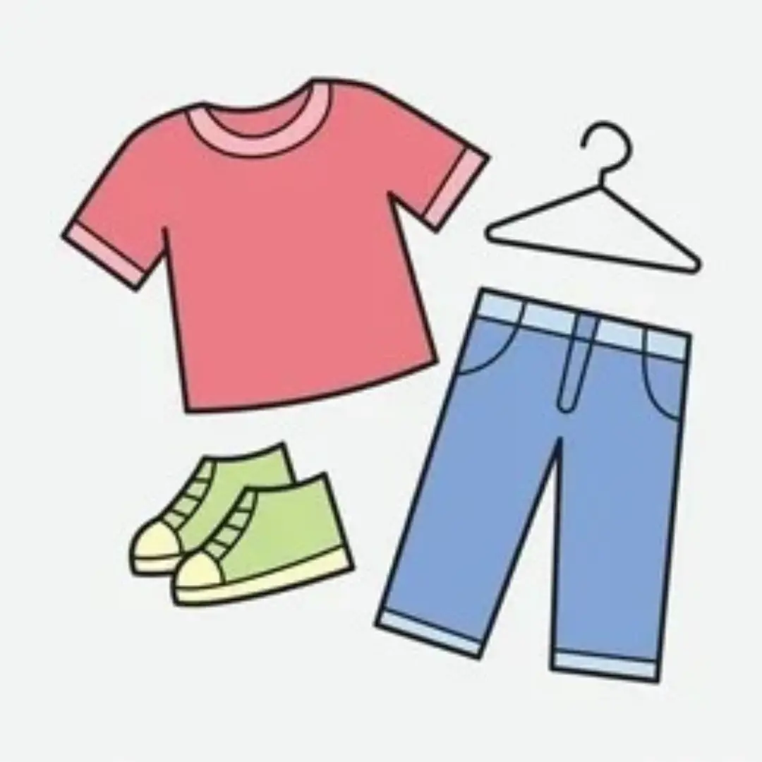 kids dress collection icon
